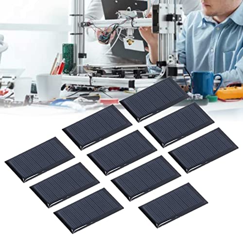 Riuulity 10 Kleine Solarzellen, DIY-Solarmodul, für Kleine Heimprojekte, Wissenschaftliche Projekte, Elektronische Anwendungen, Aufladen Kleiner Batterien von Riuulity