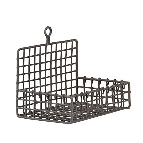 Rivanto® Draht- Seifenhalter hängend 16 x 10,5 x 13 cm, rustikal, Seifenschale aus Draht-Gestell von Rivanto