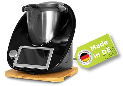 RoRo1992® Thermomix Gleitbrett (TM5&TM6) NACHHALTIG - SICHER - SOZIAL | schütz die Waage von TM5&TM6 | Rollbrett Slider Gleiter | Zubehör für Thermomix (TM5 & TM6) (Eiche) von RoRo1992