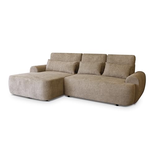 Robin Inspire Ecksofa Mit Schlaffunktion Bettkasten L Form Sofa Eckcouch Schlafcouch Freistehend Links Aldo Beige 266 x 160 x 87 cm Robin Inspire Ecksofa Mit Schlaffunktion Bettkasten L Form Sofa Eckcouch Schlafcouch Freistehend Links Aldo Beige 266 x 160 x 87 cm von Robin Inspire
