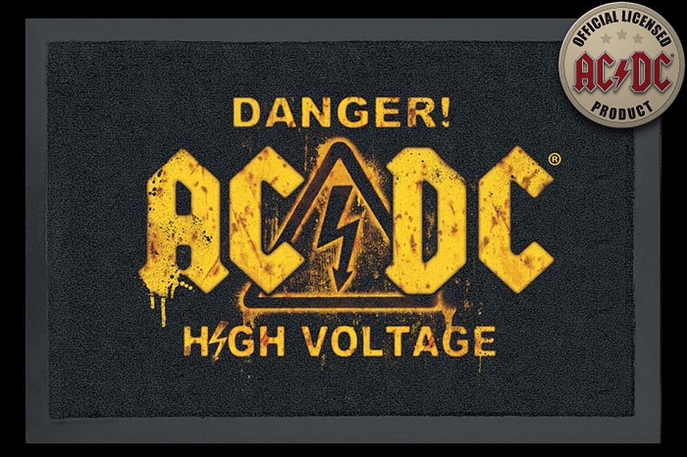 Fußmatte Rockbites Fußmatte AC/DC High Voltage Türmatte Fußabstreifer 21, Rockbites von Rockbites