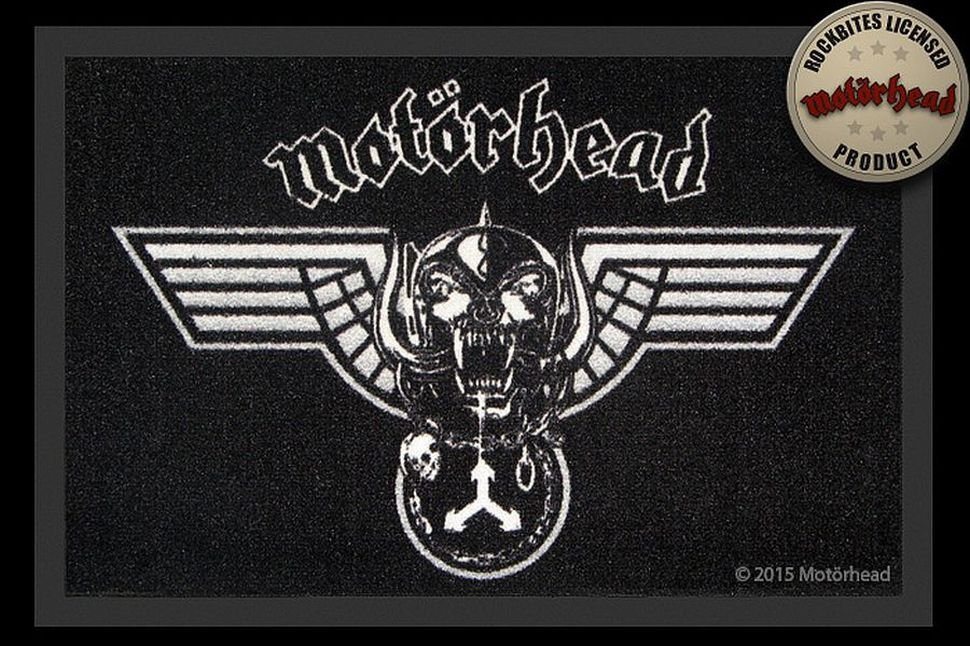 Fußmatte Rockbites - Fußmatte Motörhead Warpig Türmatte Fußabstreifer 73, Rockbites von Rockbites