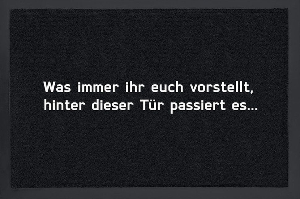 Fußmatte Rockbites Fußmatte "Was immer ihr euch vorstellt" Fußabstreifer 43, Rockbites von Rockbites