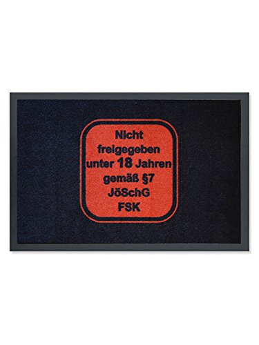 Fussmatte Türvorleger FSK 18 von Rockbites