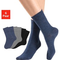 H.I.S Socken, (Packung, 6 Paar), mit Komfortbund auch für Diabetiker geeignet von H.I.S