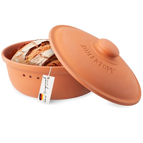 Römertopf Brottopf aus Keramik, ideal zu Brotaufbewahrung aus Ton Ø 30,0 cm Römertopf Brottopf aus Keramik, ideal zu Brotaufbewahrung aus Ton Ø 30,0 cm von Romertopf