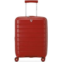 RONCATO Hartschalen-Trolley "B-FLYING Carry-on, 55 cm, rot", 4 Rollen, Handgepäck-Koffer Reisekoffer mit Volumenerweiterung und TSA Schloss von Roncato