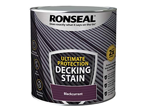 RONSEAL Ultimative Deckbeize schwarze Johannisbeere, 2,5 l, Farbe von Ronseal