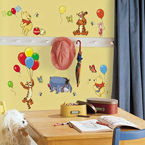 Room Mates 54533 Wandsticker "Disney Winnie - Puuh und seine Freunde", mehrfarbig von RoomMates