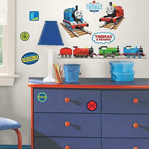 RoomMates RMK1831SCS Thomas and Friends Wandsticker, mehrfarbig, 12,5 x 2,2 x 26,5 cm von RoomMates