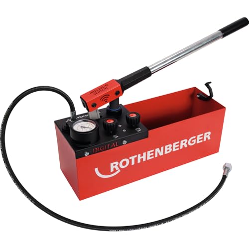 ROTHENBERGER RP 50 Digital Wasserdruckprüfpumpe, 0°-50° C Arbeitsbereich Temperatur, 0-30 Bar Prüfbereich | 1000004000 | Pumpe für Wasserdruck, Prüftechnik, Druckprüfungen ROTHENBERGER RP 50 Digital Wasserdruckprüfpumpe, 0°-50° C Arbeitsbereich Temperatur, 0-30 Bar Prüfbereich | 1000004000 | Pumpe für Wasserdruck, Prüftechnik, Druckprüfungen von Rothenberger