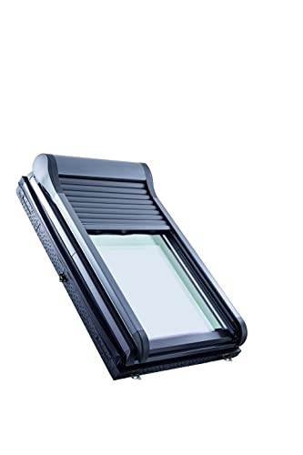 Original Roto Außenrollladen ZRO Rollladen Manuell mit Kurbel Anthrazit Metallic Doppelwandige Alu-Lamellen Außenrollladen für Roto Dachfenster der Baureihe Designo R7 mit Größe 074/140 | 07/14 Original Roto Außenrollladen ZRO Rollladen Manuell mit Kurbel Anthrazit Metallic Doppelwandige Alu-Lamellen Außenrollladen für Roto Dachfenster der Baureihe Designo R7 mit Größe 074/140 | 07/14 von Roto