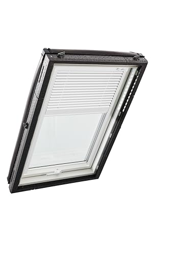 Original Roto Jalousette ZJA für Roto Dachfenster Führungsschiene Weiß Aluminium Jalousie für Roto Dachfenster der Baureihe Designo R4/R7 und Classic K 43/73 mit Größe 094/118 | 09/11 Farbe Weiß Original Roto Jalousette ZJA für Roto Dachfenster Führungsschiene Weiß Aluminium Jalousie für Roto Dachfenster der Baureihe Designo R4/R7 und Classic K 43/73 mit Größe 094/118 | 09/11 Farbe Weiß von Roto