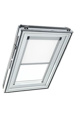 Original Roto Verdunkelungsrollo ZRV Elektrisch Nahezu vollständige Verdunkelung Führungsschiene Silber Für Dachfenster der Baureihe Designo R6/R8, i8 und Classic 64/84 mit Größe 134/098 | 13/09 Weiß Original Roto Verdunkelungsrollo ZRV Elektrisch Nahezu vollständige Verdunkelung Führungsschiene Silber Für Dachfenster der Baureihe Designo R6/R8, i8 und Classic 64/84 mit Größe 134/098 | 13/09 Weiß von Roto