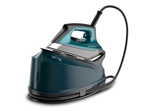 Rowenta DG7621 Compact Steam Pro Dampfbügelstation | 6,2 Bar | 310 G/Min Dampfstoß | Kunststoff | X-Large | Blau/Schwarz von Rowenta