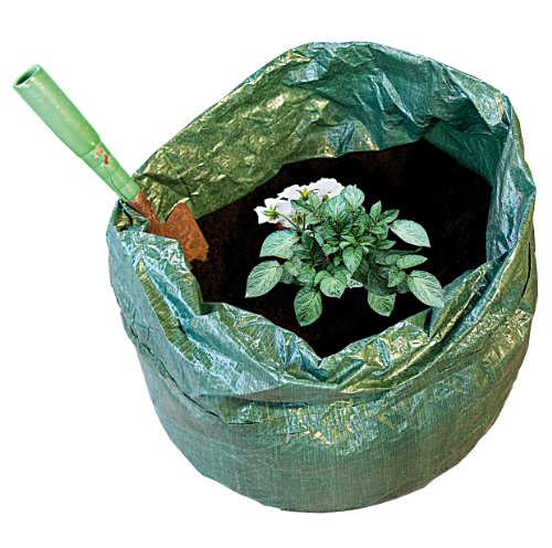 Royal Gardineer Pflanzenampel: Pflanz-Sack für Kartoffeln & Co., mit Tragegriffen und Abwasserlöchern (Pflanzampel für Gewächshaus, Grow-Set, Pflanzsack Kartoffel) von Royal Gardineer
