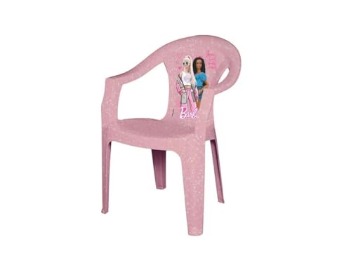 Royal Industry Barbie-Stuhl aus sehr robustem Kunststoff, 41 x 41 cm, Höhe 56 cm, Kinderstuhl für Kindergarten, Haus und Kinderzimmer von Royal Industry