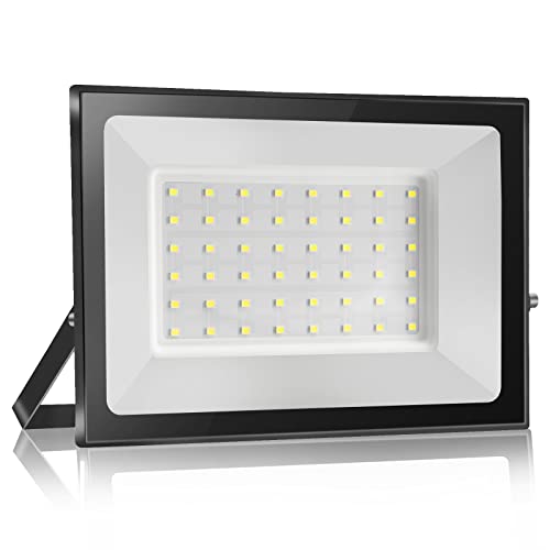 Royana 30W LED Strahler Außen 12V DC, 3000LM Superhell LED Außenwandleuchten, 6000K Kaltweiß LED Scheinwerfer, IP65 Wasserdicht LED Fluter Flutlicht für Garten,Garage, Hotel, Sportplatz von Royana