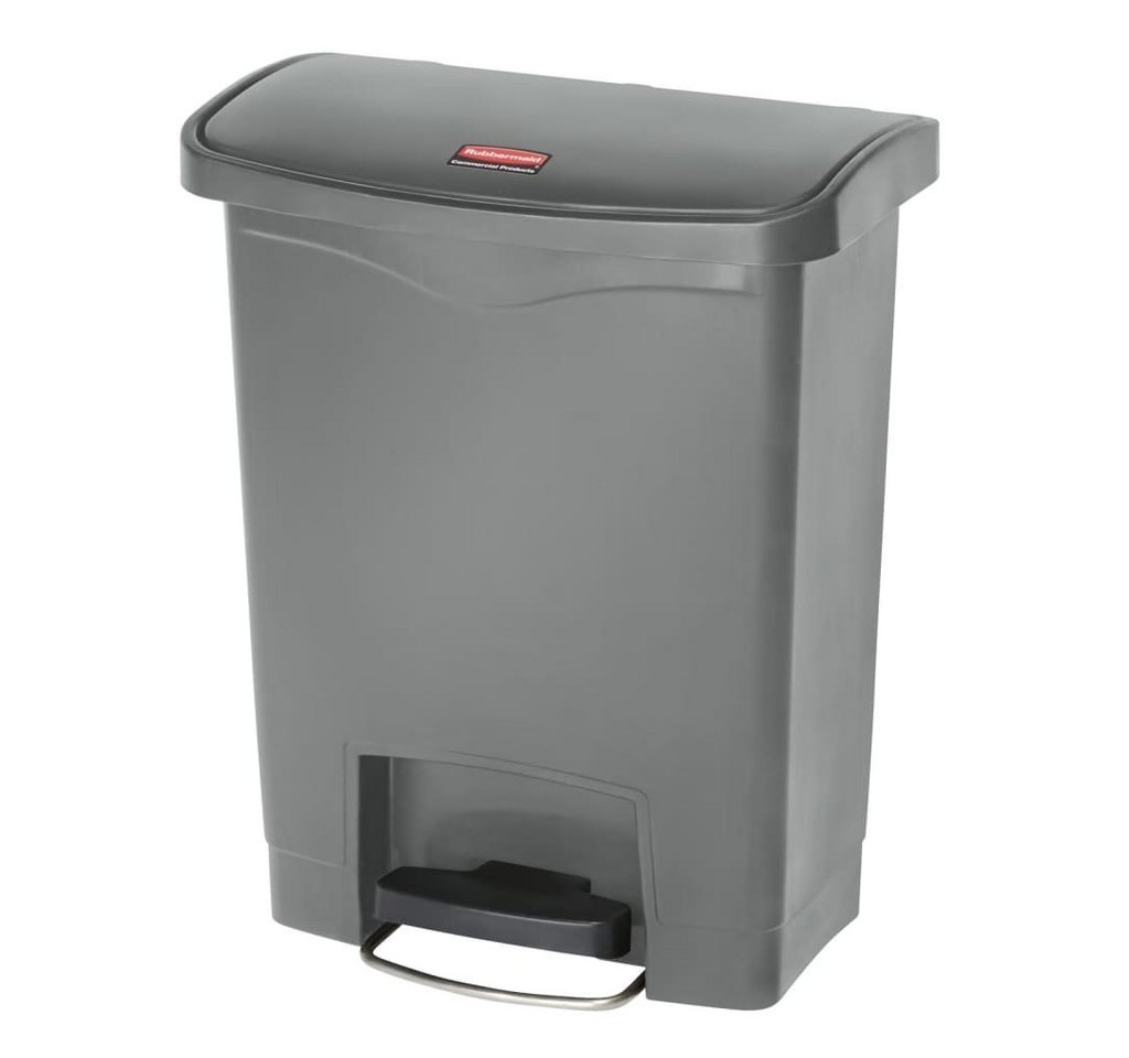 Rubbermaid Mülleimer Step-on Mülleimer Slim Jim 30 L Grau von Rubbermaid