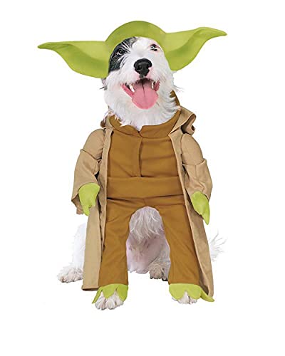 Rubie's Official Star Wars Yoda-Kostüm für Hunde, Sci-Fi-Film, Karnevals-/Halloween-Kostüm für Hunde, Welpen, Haustiere von Rubie's