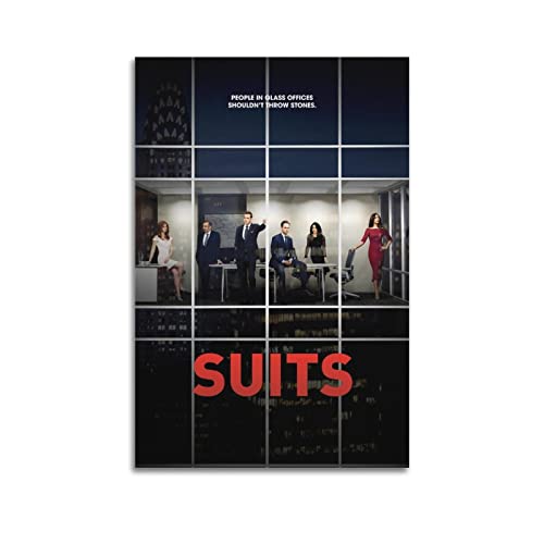 Rudd Anzüge Poster Harvey Specter (1) Poster Dekorative Malerei Leinwand Wandposter und Kunstbild Druck Moderne Familie Schlafzimmer Dekor Poster 30 x 45 cm von Rudd