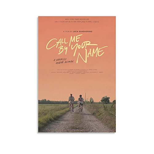 Rudd Call Me by Your Name 3 Poster-Wandkunstdruck, Retro-ästhetische Raumdekoration, Malerei, Leinwand, Poster für Zuhause und Büro, Dekorationen, 40 x 60 cm von Rudd