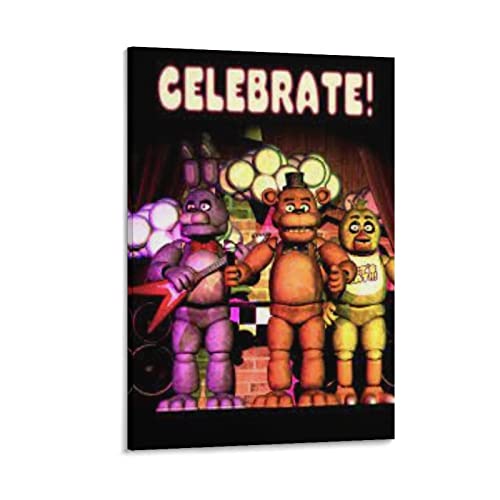 Rudd Fnaf Wandkunstdruck, Retro, ästhetische Raumdekoration, Malerei, Leinwandposter für Zuhause und Büro, Dekoration, 20 x 30 cm von Rudd