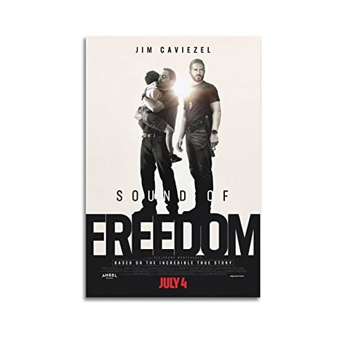 Rudd Sound of Freedom Filmposter, Wandkunstdruck, Retro, ästhetische Raumdekoration, Malerei, Leinwand, Poster für Zuhause und Büro, Dekorationen, 20 x 30 cm, ohne Rahmen von Rudd