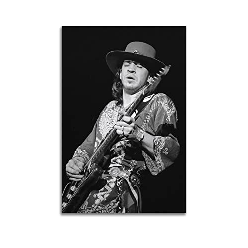 Rudd Stevie Ray Vaughan Sänger-Poster, Wandkunstdruck, Retro, ästhetische Raumdekoration, Leinwand, Poster für Zuhause und Büro, 30 x 45 cm, ohne Rahmen von Rudd