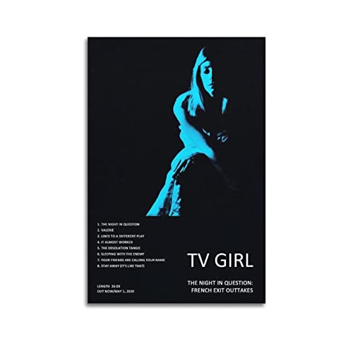 Rudd TV-Poster "Girl The Night In Question", Poster, Wandkunstdruck, Retro, ästhetische Raumdekoration, Malerei, Leinwand, Poster für Zuhause und Büro, Dekorationen, 30 x 45 cm, ohne Rahmen von Rudd