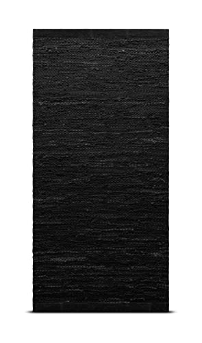 RUG SOLID Leder rog, schwarz von Rug Solid