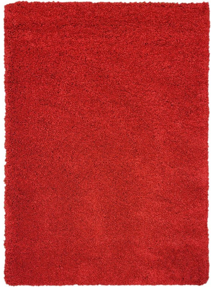 Teppich FERRO, Rug Studios, Rechteckig, Höhe: 35 mm, Balkon, Flur, Küche, modern, Waschbar, weich, 120 x 170 cm, rot von Rug Studios