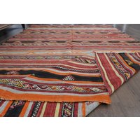 150x260, Kelim Teppich, Gestreifter Kelimteppich, Wohnzimmer Dekor, Geschenk Für Sie, Vintage Teppich von RugNature