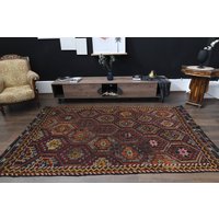 200x300, Teppichläufer, Stummer Teppich Läufer, Kelimteppich, Boho Läufer von RugNature