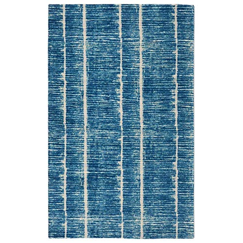RugSmith Tango Moderne Bereich Teppich, Nylon, blau, 259.08 X Maße X 85 cm von Rugsmith