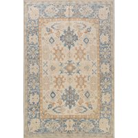 Khotan Teppich 8x10, Handgemachter Wollteppich, Pflanzenfarbe von RugSourceOutlet