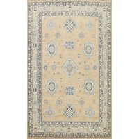 Super Kazak Teppich 8x12, Handgeknüpfter Wollteppich, Pflanzlich Gefärbter von RugSourceOutlet