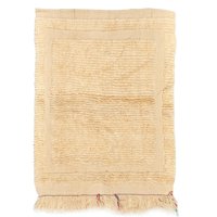 2, 8x3, 3 Ft Vintage Minimalist Tulu Teppich in Creme, 100% Weiche Natürliche Wolle. Benutzerdefinierte Optionen Verfügbar. Nc1321 von RugsCarpetsRunners