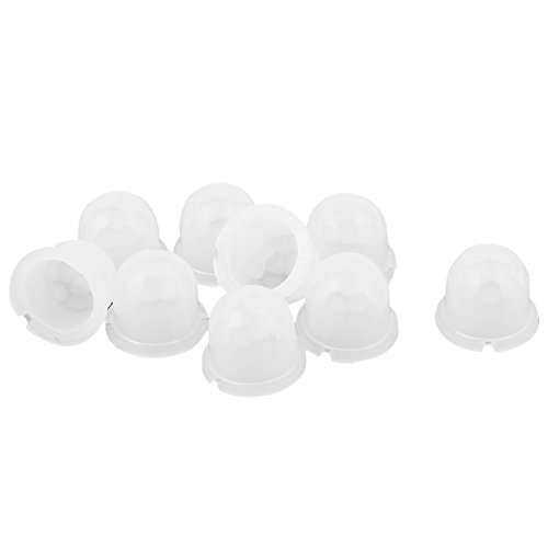 Ruilogod 10Pcs 6m 120 Grad Mini Body Pyroelectric PIR Sensor-Linse von Ruilogod