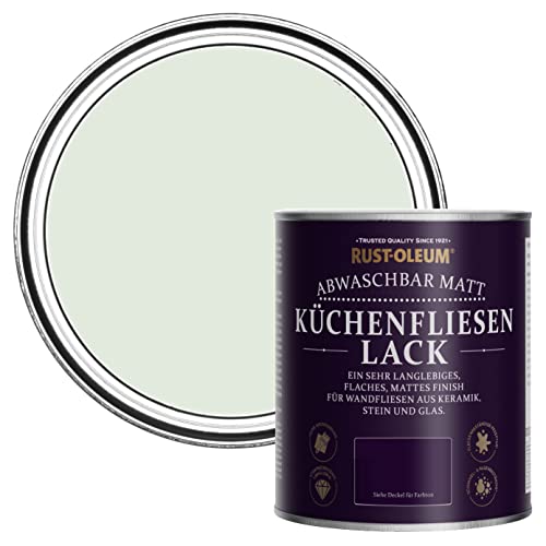 Rust-Oleum Grün Wasserabweisender Küchenfliesenlack in mattem Finish - Salbei-Nebel 750ml von Rust-Oleum