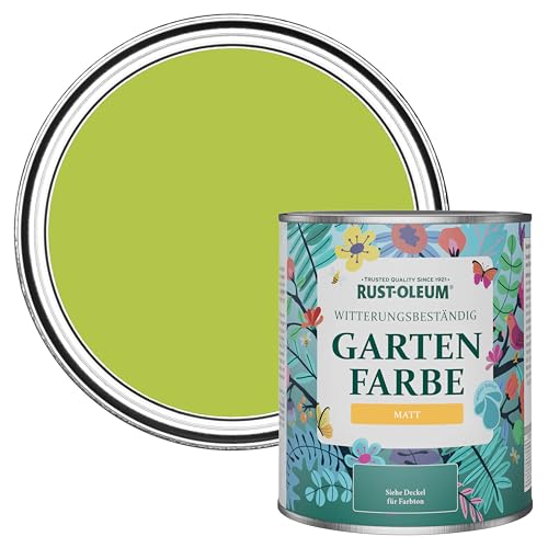 Rust-Oleum grün Gartenfarbe in mattem Finish - Limette 750ml von Rust-Oleum