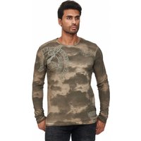 Rusty Neal Langarmshirt, mit eindrucksvollem Print von Rusty Neal