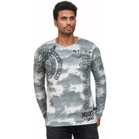 Rusty Neal Langarmshirt, mit eindrucksvollem Print von Rusty Neal