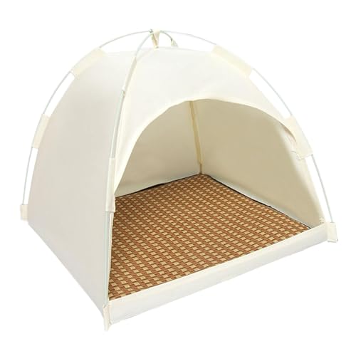 Ruwshuuk Outdoor Isoliertes Katzenhaus | Pop Isoliertes Katzenhaus | Benutzerfreundliches Sommer-Haustierzelt, atmungsaktives Katzenzelt für Kätzchen, Welpen, Kaninchen, Kleintiere von Ruwshuuk