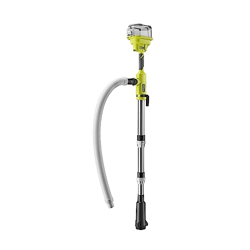 RYOBI 18 V ONE+ Akku-Regenfasspumpe RY18STPA-0 (bis zu 3.360 l/h Förderleistung, bis zu 7 m Förderhöhe, Wassergeschütztes Akku-Fach (IPX7 Schutzklasse), ohne Akku und Ladegerät) von Ryobi