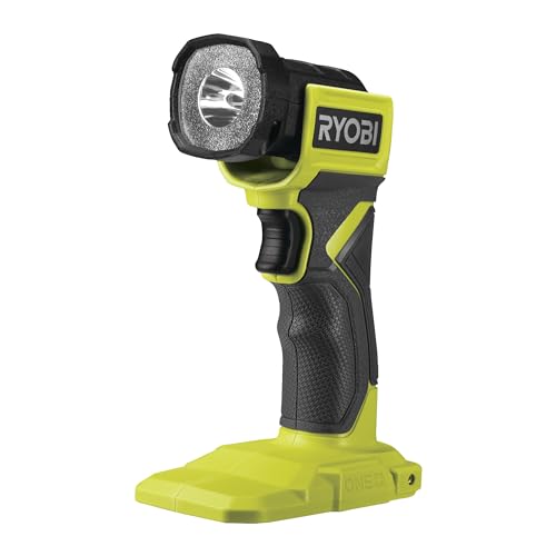 RYOBI 18 V ONE+ Akku-LED-Handleuchte RLF18-0 (Max. Lumen 280, Leuchtkopf um 180° schwenkbar, ohne Akku und Ladegerät) von Ryobi