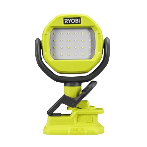 RYOBI 18 V ONE+ Akku-LED-Leuchte RLCL18-0 (Max. Lumen 1000, Leuchtkopf um 360 Grad rotierbar, ohne Akku und Ladegerät) von Ryobi