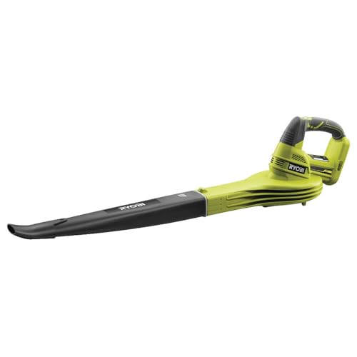 RYOBI 18 V ONE+ Akku-Laubgebläse OBL1820S (Luftgeschwindigkeit 245 km/h, Luftmenge 2,6 m³/min, ohne Akku & Ladegerät im Karton) von Ryobi