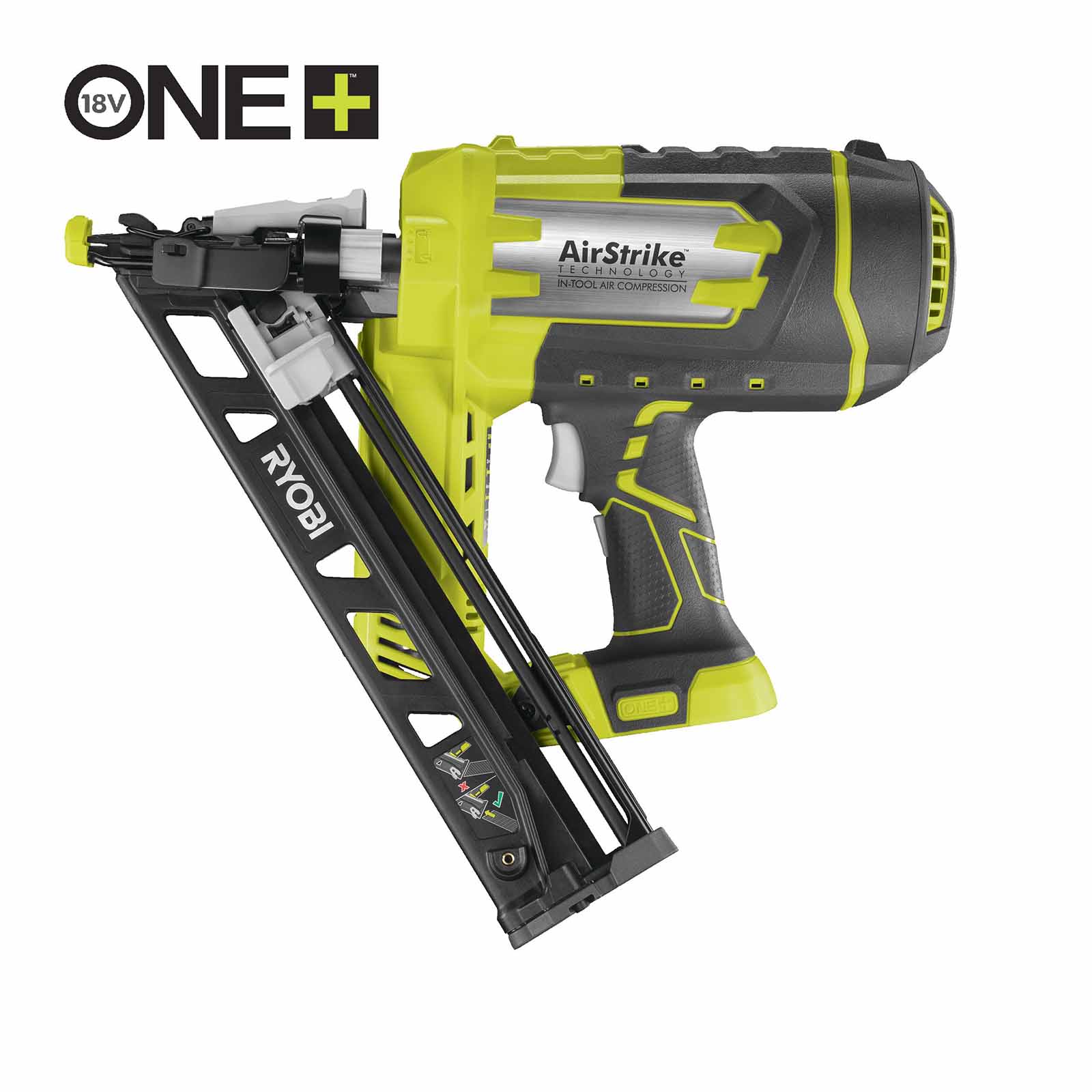 RYOBI Akku Nagler R15GN18-0 ONE+ 18V Nagelpistole für 24 - 64mm Typ GA15 Nägel von Ryobi