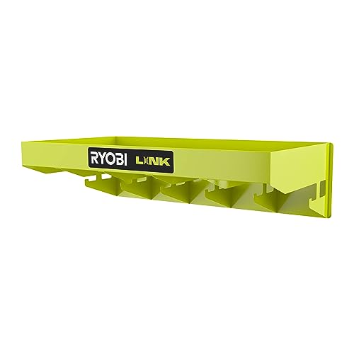 RYOBI LINK Aufbewahrungssystem RSLW402 Wandregal (bis zu 22,7 kg Tragfähigkeit), Grün & Anthrazit von Ryobi